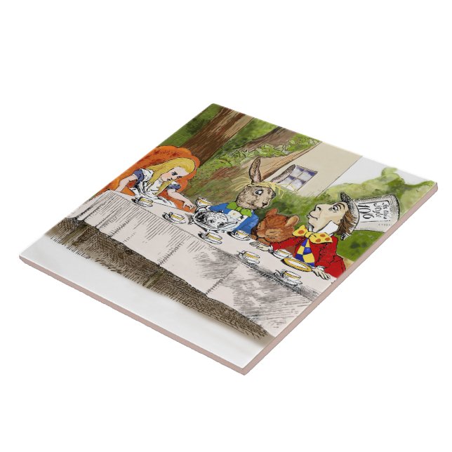 Azulejo De Cerâmica Alice in Wonderland (Lateral)