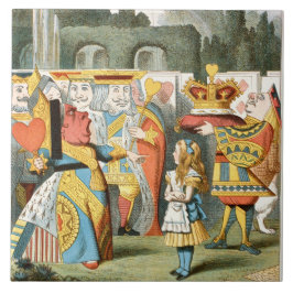 Azulejo De Cerâmica Alice No País Das Maravilhas