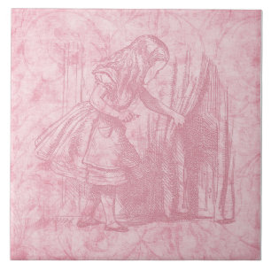 Azulejo De Cerâmica Alice no País das Maravilhas Alice Encontra Arte 