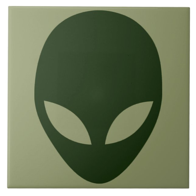 Azulejo De Cerâmica Alienígena (Frente)