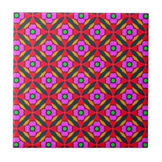 Azulejo De Cerâmica Alimentação do ventilador no Design cor-de-rosa