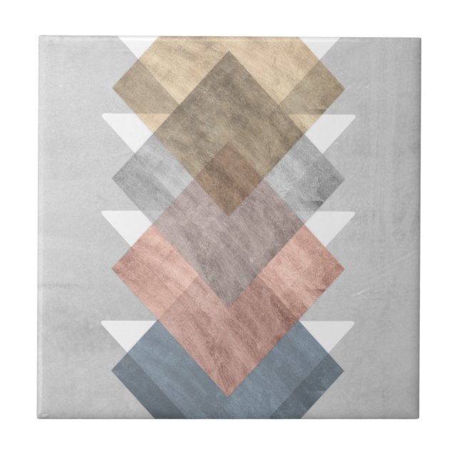 Azulejo De Cerâmica Alinhamento Diamond I (Frente)