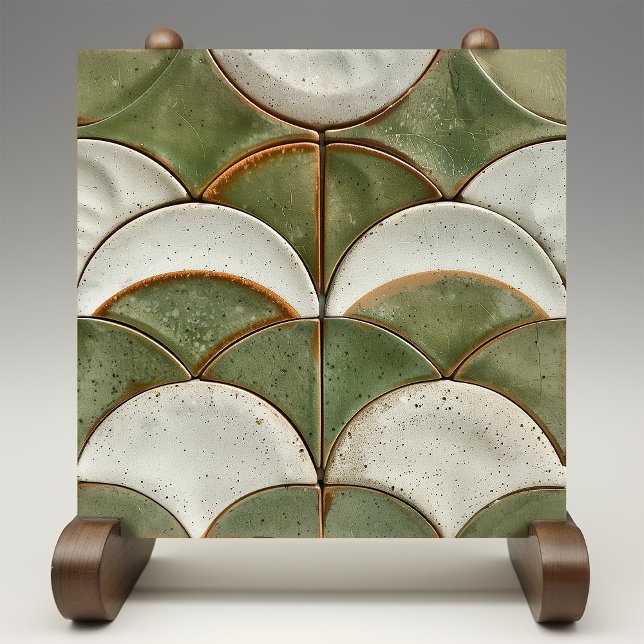 Azulejo De Cerâmica Alivio de cerâmica Rustic Scales Faux (Criador carregado)