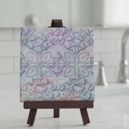 Azulejo De Cerâmica Alivio Faux Bas Vintage em dificuldades