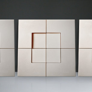 Azulejo De Cerâmica Alivio Faux - decoração doméstica minimalista bran