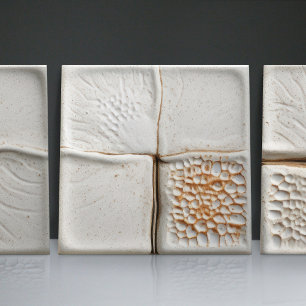 Azulejo De Cerâmica Alivio Faux - decoração doméstica minimalista bran