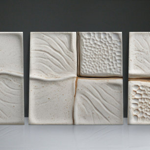 Azulejo De Cerâmica Alivio Faux - decoração doméstica minimalista bran