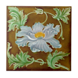Azulejo De Cerâmica Alivio Nouveau Majolica Faux Repro