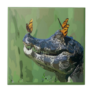 Azulejo De Cerâmica Alligator Azulejo, Dutch Look, Personalize
