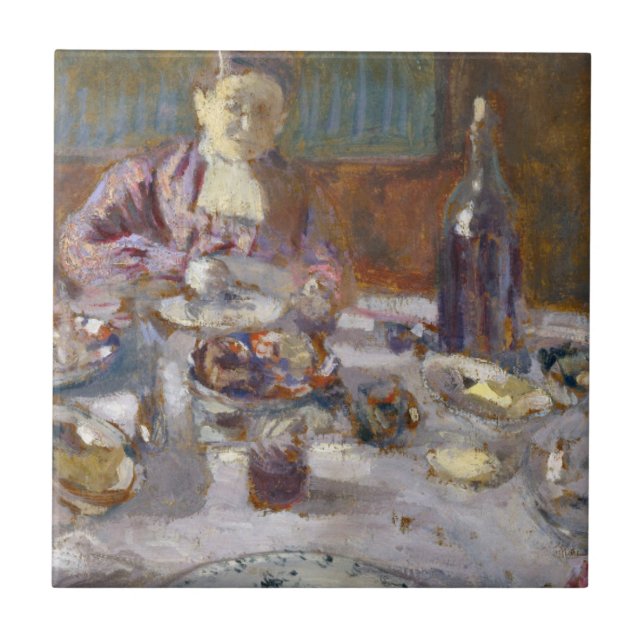 Azulejo De Cerâmica Almoço (Frente)