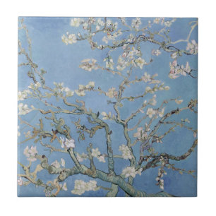 Azulejo De Cerâmica Almond Blossom por Van Gogh, Vintage Floral Art