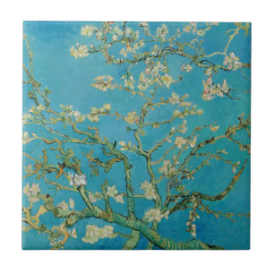 Azulejo De Cerâmica Almond Tree florista de Van Gogh