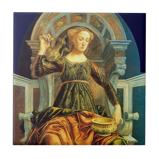 AZULEJO DE CERÂMICA  ALVAS DE RENASCIMENTO ANTIQUAS 14/TEMPERÂNCIA (Frente)