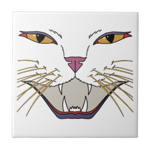Azulejo De Cerâmica Amante de Gatos Teimosos