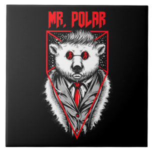 Azulejo De Cerâmica Amante de os animais Polar Design A Engraçado Do 
