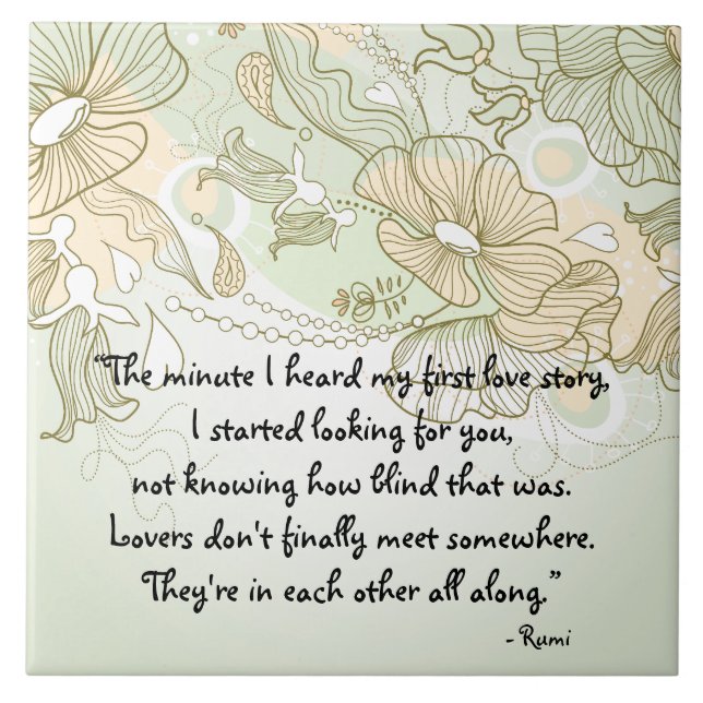 Azulejo De Cerâmica Amantes (Frente)