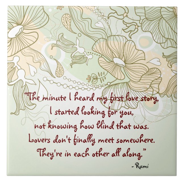 Azulejo De Cerâmica Amantes (Frente)