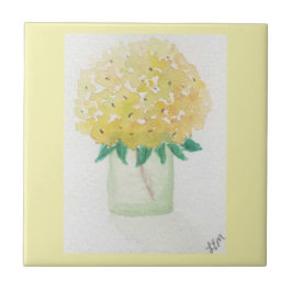 Azulejo De Cerâmica Amarelo