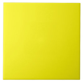 Azulejo De Cerâmica Amarelo Extra Brilhante