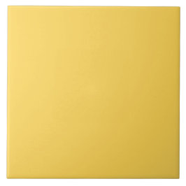 Azulejo De Cerâmica Amarelo Mostarda Sólido