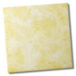 Azulejo De Cerâmica Amarelo Na moda simples<br><div class="desc">Na moda Happy Simple Watercolor Marble Yellow cerâmica azulejo. Um pano de fundo amarelo divertido fornece a canvas de um banheiro bonito e contemporâneo, parede de cozinha ou faixa de sotaque! Não por cima, mas algo especial e divertido. A parte divertida desta design é que o padrão 'aquarela' ou 'mármore'...</div>