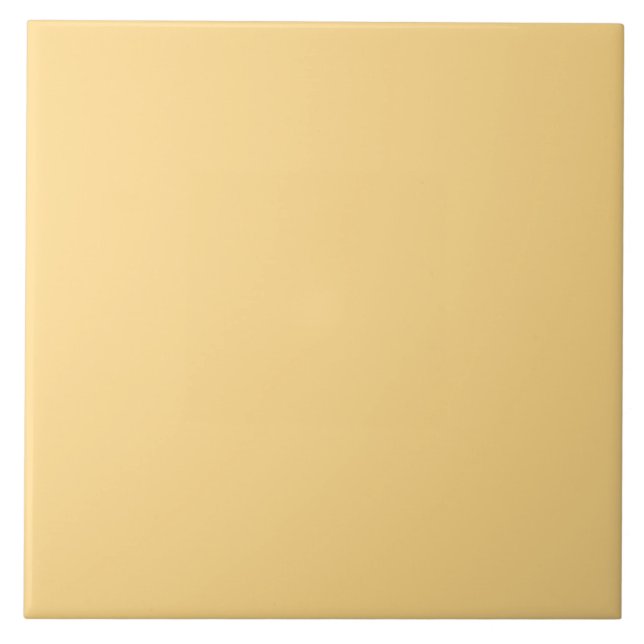 Azulejo de Cerâmica Amarelo Saffron (Frente)