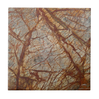 Azulejo De Cerâmica Amazonia Brown Quartz Crystal Gemstone Impressão