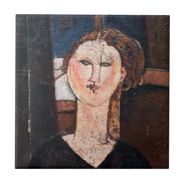 Azulejo De Cerâmica Amedeo Modigliani - Antonia (Frente)