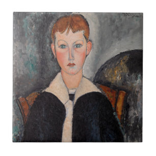 Azulejo De Cerâmica Amedeo Modigliani - Menino de um Terno de Marinhei