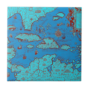 Azulejo De Cerâmica América Central ("América Occidentalis ")