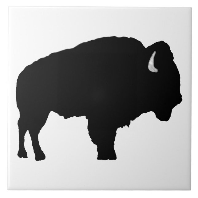 Azulejo De Cerâmica American Bison (Frente)