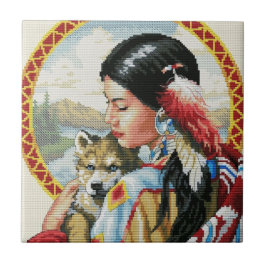 Azulejo De Cerâmica Americano nativo