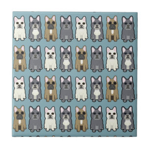 Azulejo De Cerâmica Amigos Frenchie