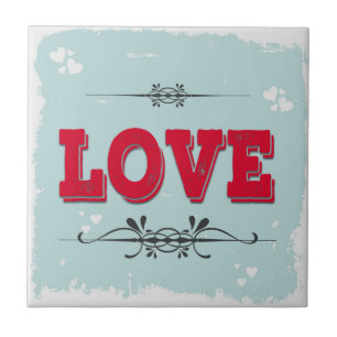 Azulejo De Cerâmica Amor