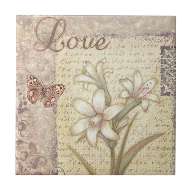 Azulejo De Cerâmica Amor (Frente)