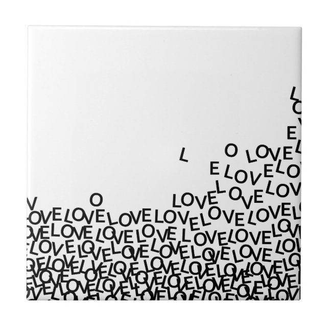 Azulejo De Cerâmica amor amor (Frente)