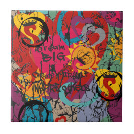 Azulejo De Cerâmica Amor dos grafites