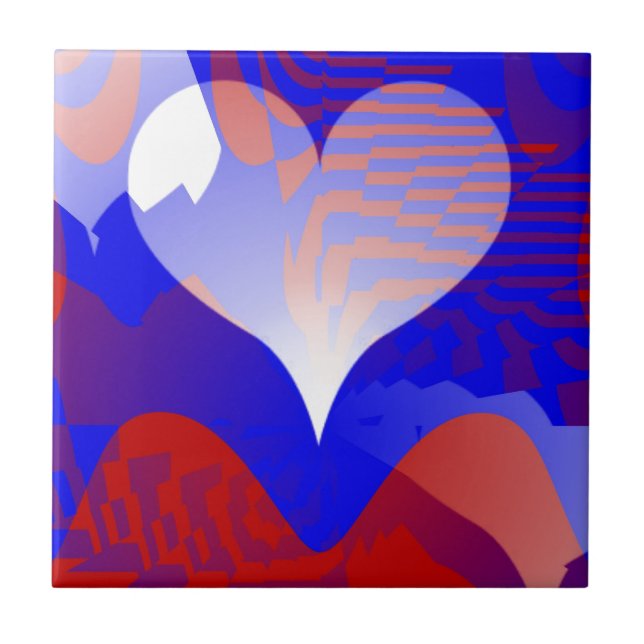 Azulejo De Cerâmica Amor e cuidado_ (Frente)
