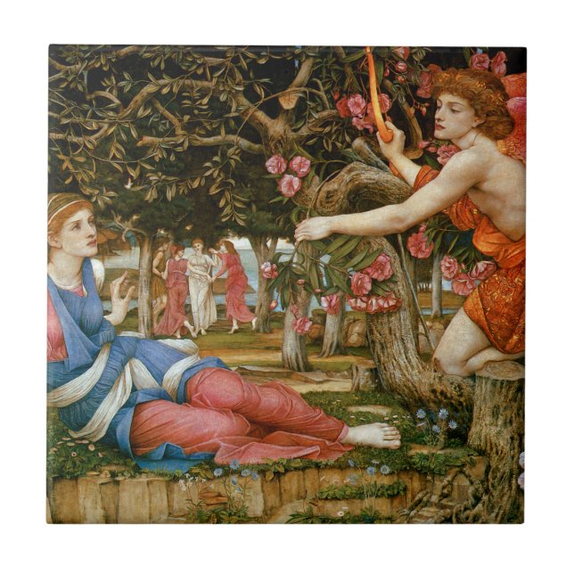 Azulejo De Cerâmica Amor e Maiden (Frente)