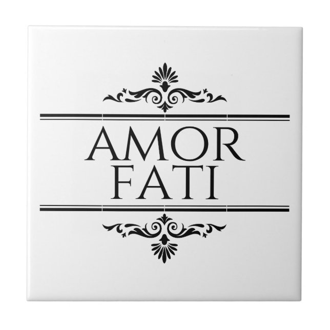 Azulejo De Cerâmica Amor Fati (Frente)