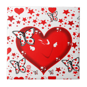 Azulejo De Cerâmica Amor,Para Sempre & Sempre_