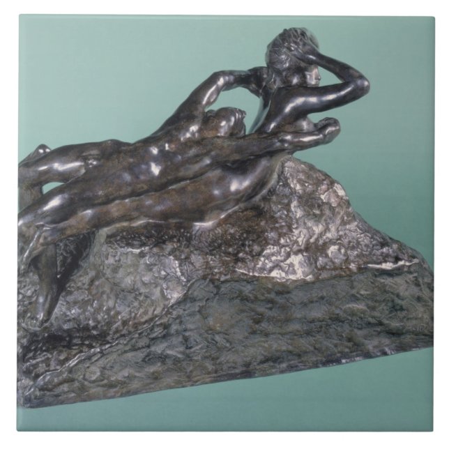 Azulejo De Cerâmica Amor que foge, 1883-84 (bronze) (Frente)