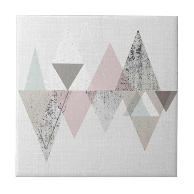 Azulejo De Cerâmica Amuse II | Geométrico Moderno (Frente)