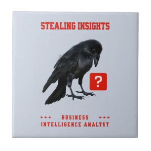 Azulejo De Cerâmica Analista de Inteligência de Negócios da Crow