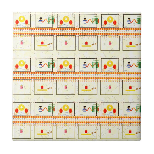 Azulejo De Cerâmica Ancient Painting  (Frente)