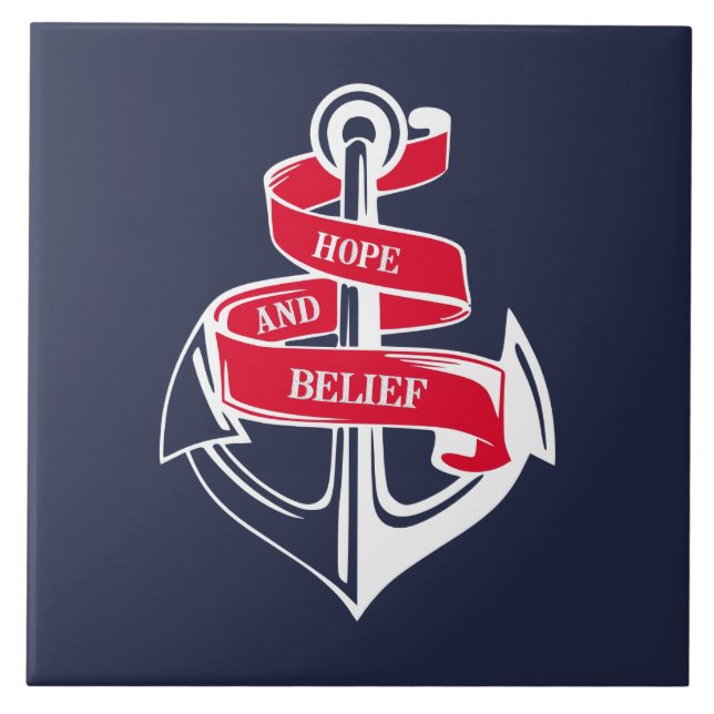 Azulejo De Cerâmica Âncora (Frente)