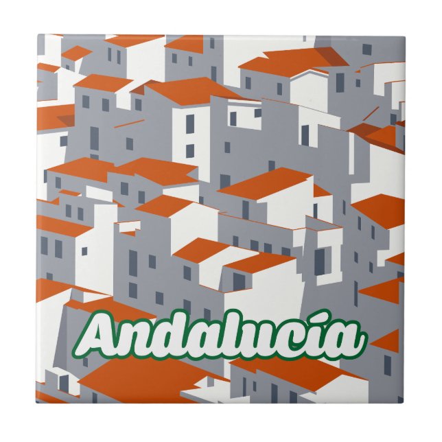 Azulejo De Cerâmica Andaluzia 3 (Frente)