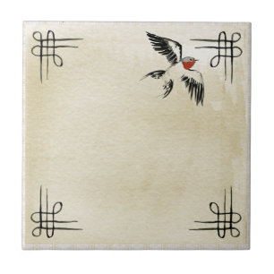 Azulejo De Cerâmica Andorinha