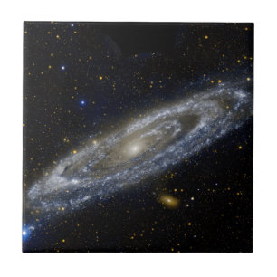 Azulejo De Cerâmica Andromeda galáxia Via Látea Universo
