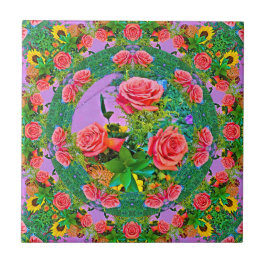 Azulejo De Cerâmica Anéis Rosa Rosa Rosa Rosa Rosa Rosa